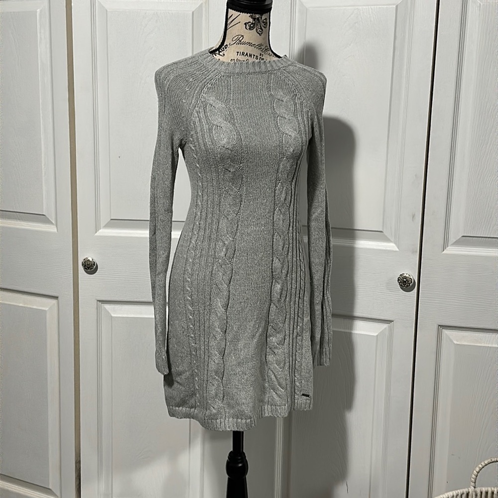 Hollister Gray Knit Dress